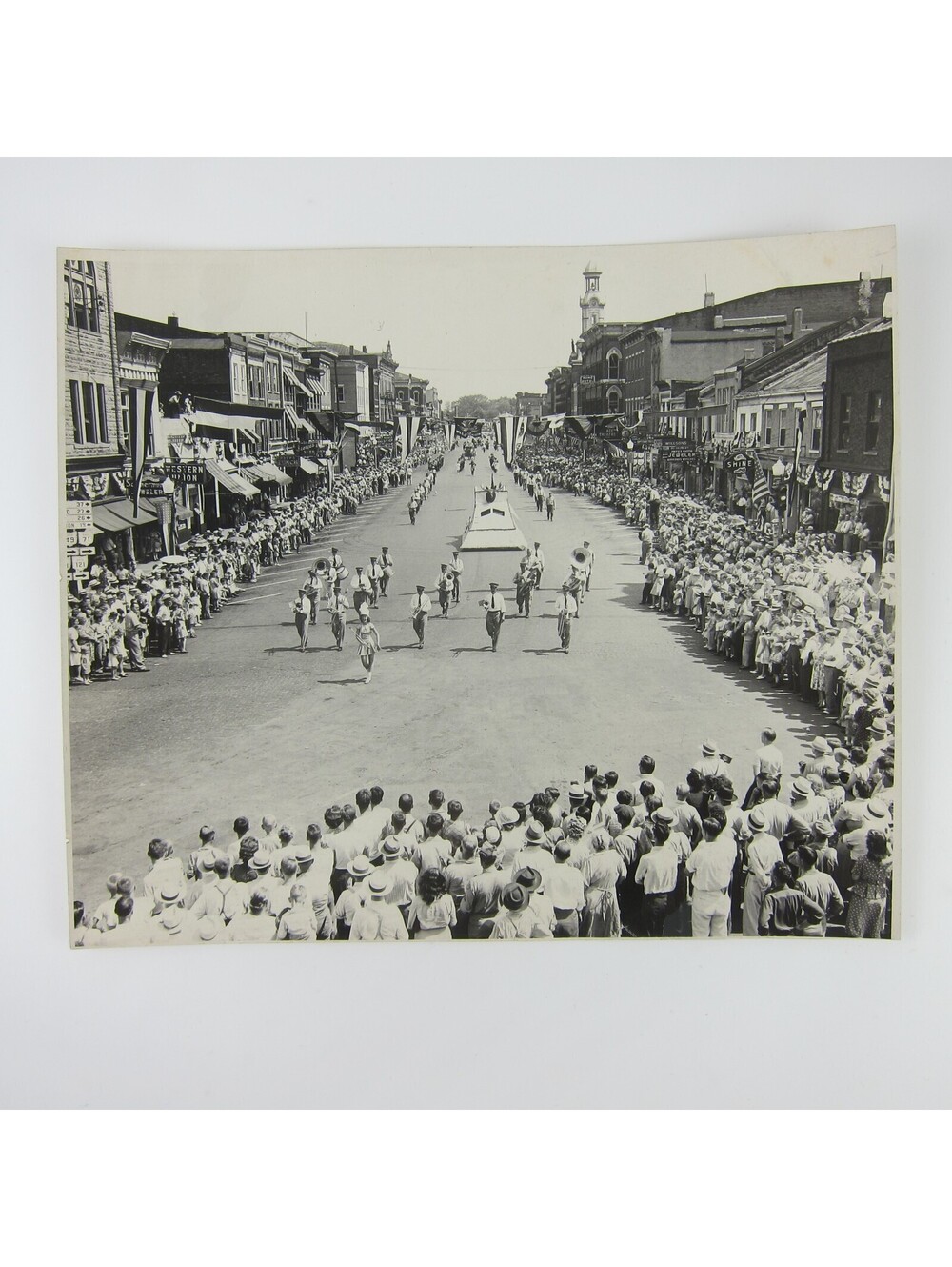 Photograph Parade Darke Co Greenville Ohio Broadway Bervin Johnson Vintage 1940s